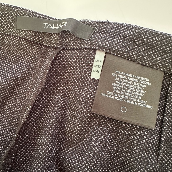 Tahari gray dress pants size 8 - Picture 4 of 7